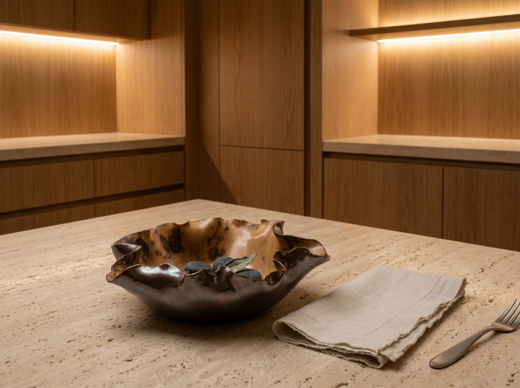 Oyster Dekoratif Tabak
