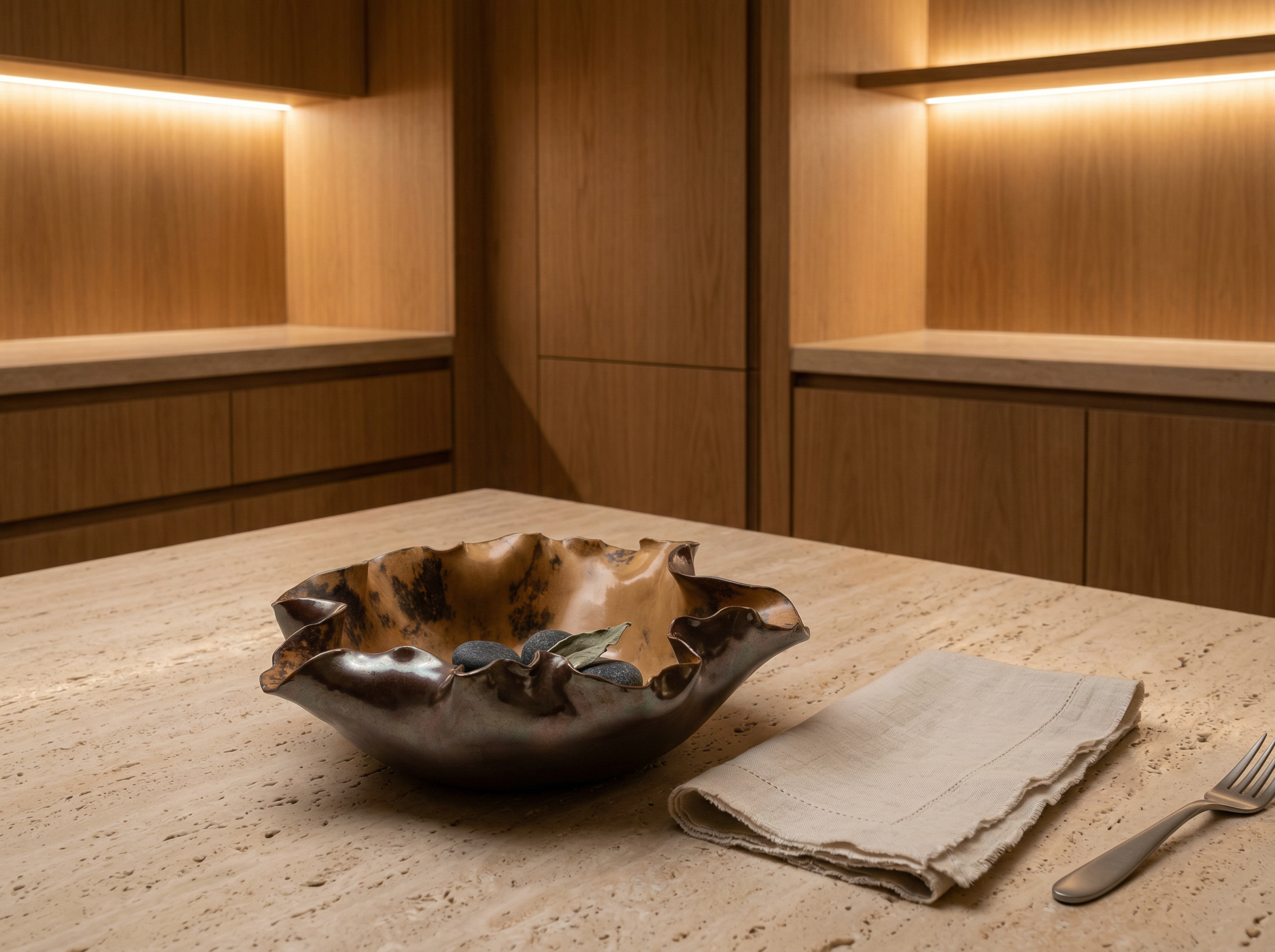 Oyster Dekoratif Tabak